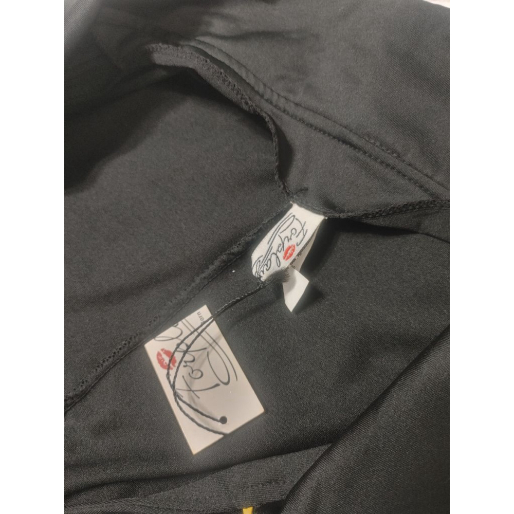 Forplay Women's L-XL Black Firefighter Hose Handler Costume with Red Belt - Picture 5 of 11